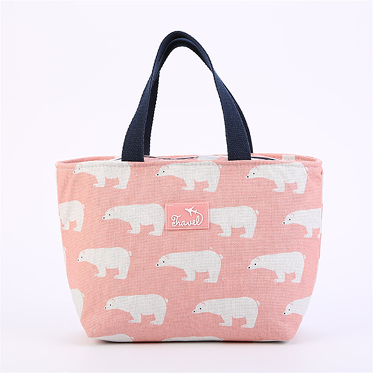 cute ramie cotton lunch boxes