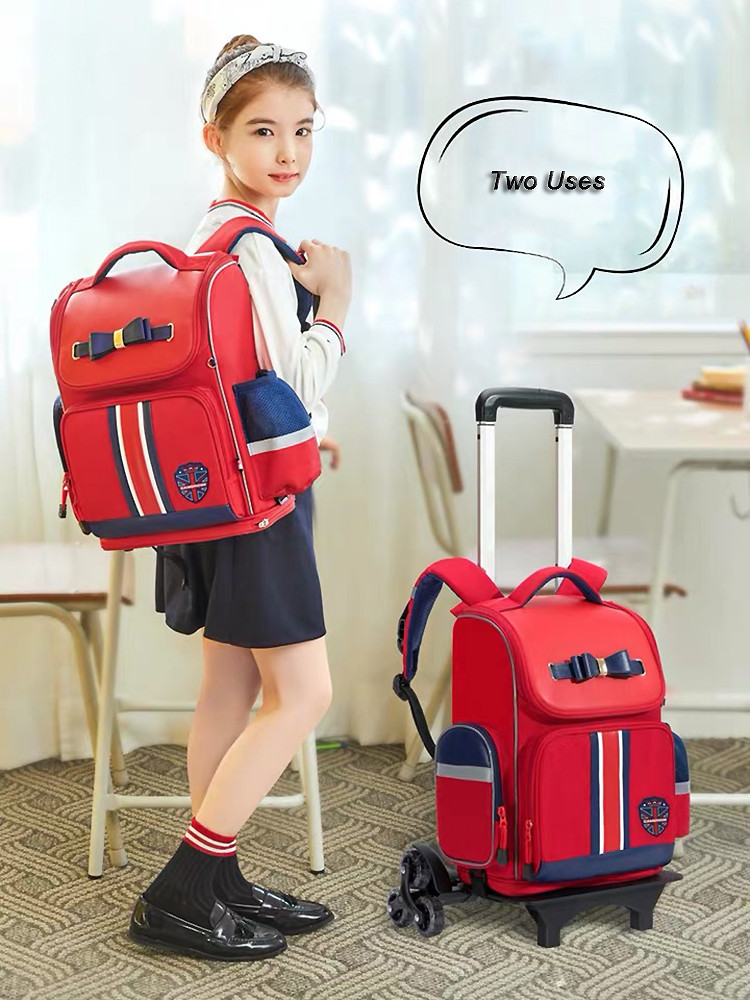 two uses kids backpack school bag