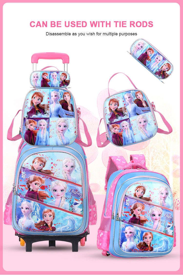 kids school bags trolley backpack