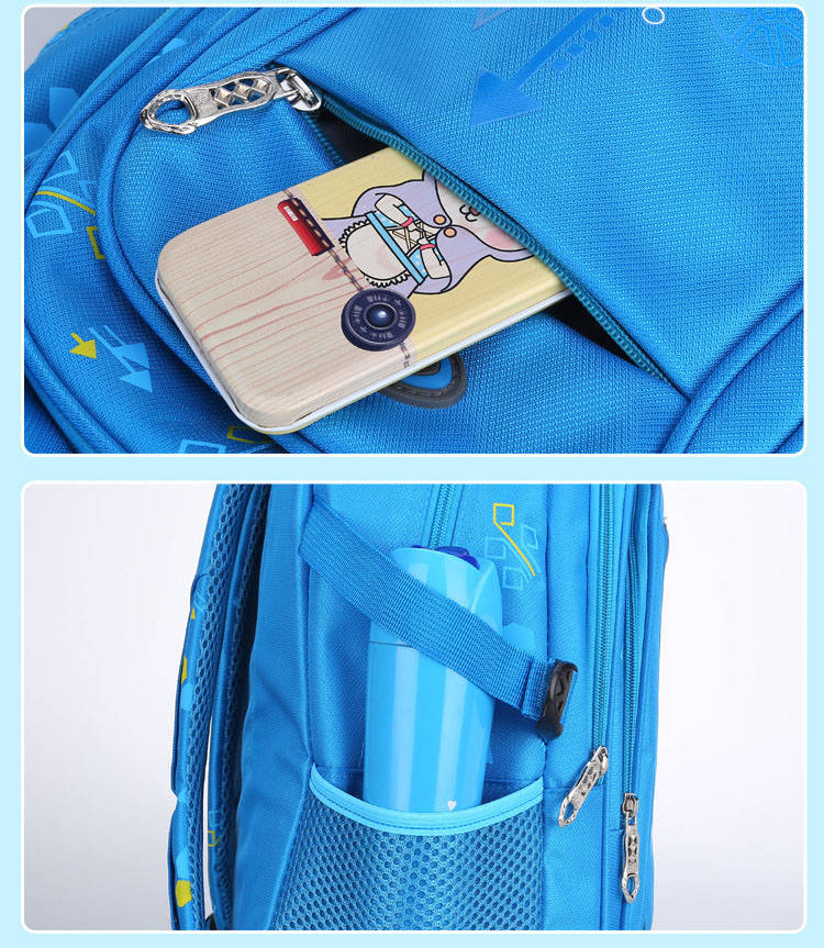 Water bottle carrier with strap stylish student school bags