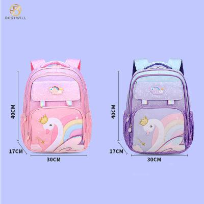 pink and purple backpack school bags