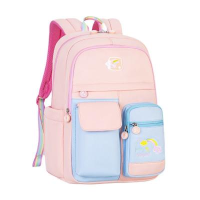 Rainbow unicorn college satchel school backpack bags for girls